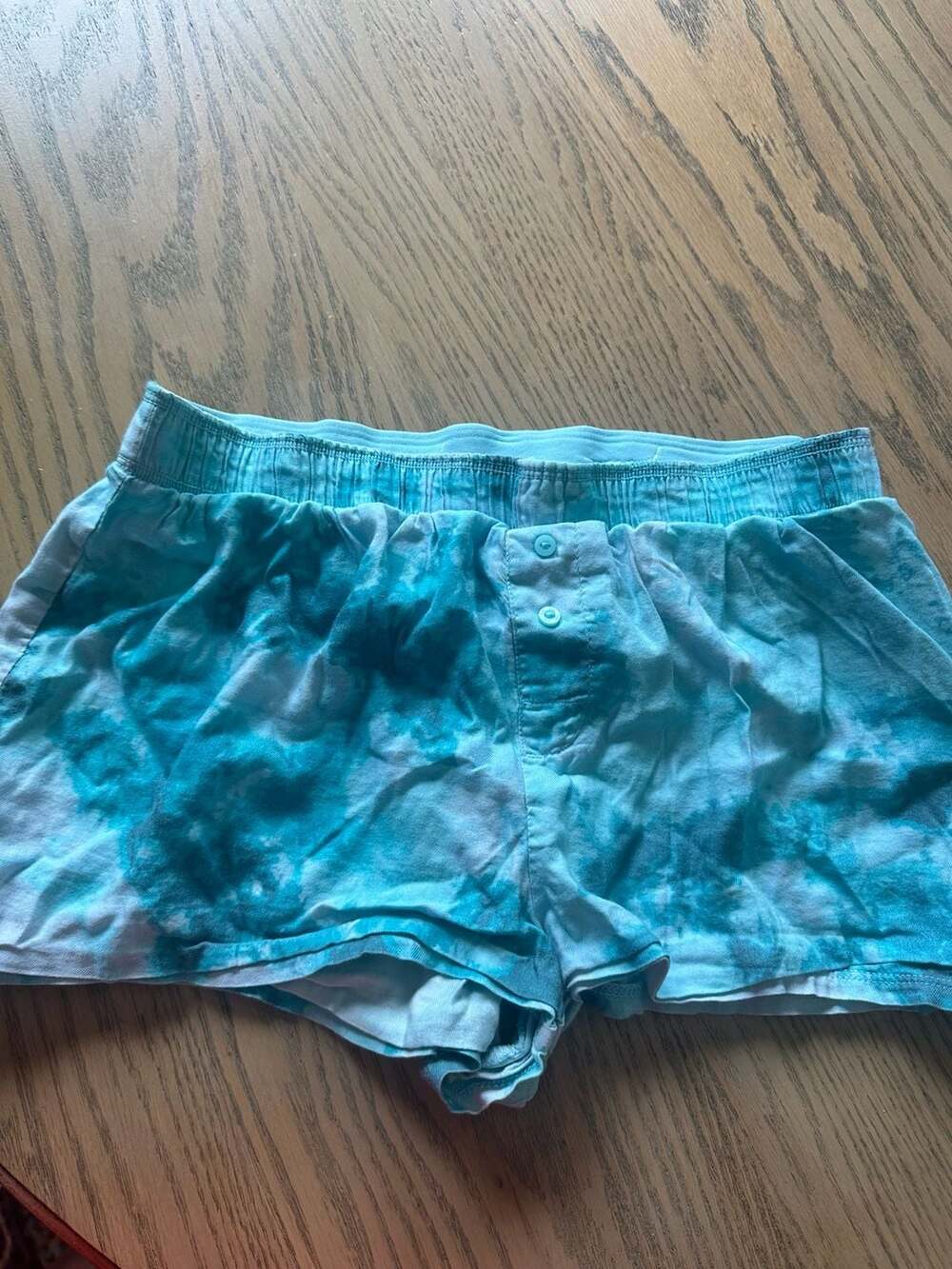 Victoria's Secret PINK Tie-Dye Sleepwear Boxer Shorts XS